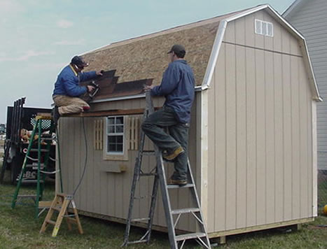 8'x12'x10' Barn 6' Side Walls